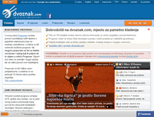 Tablet Screenshot of dvoznak.com